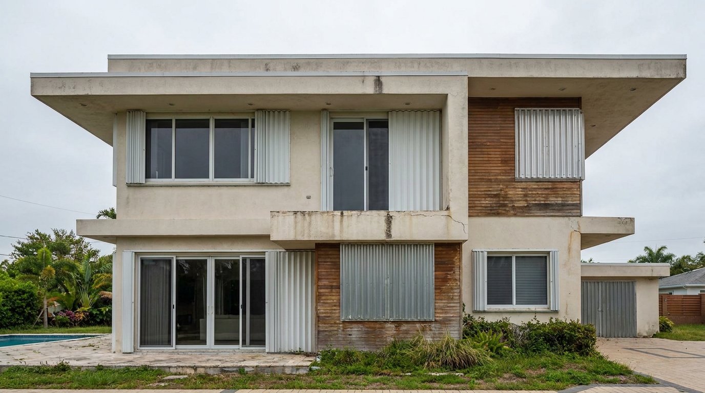 Home before impact window installation